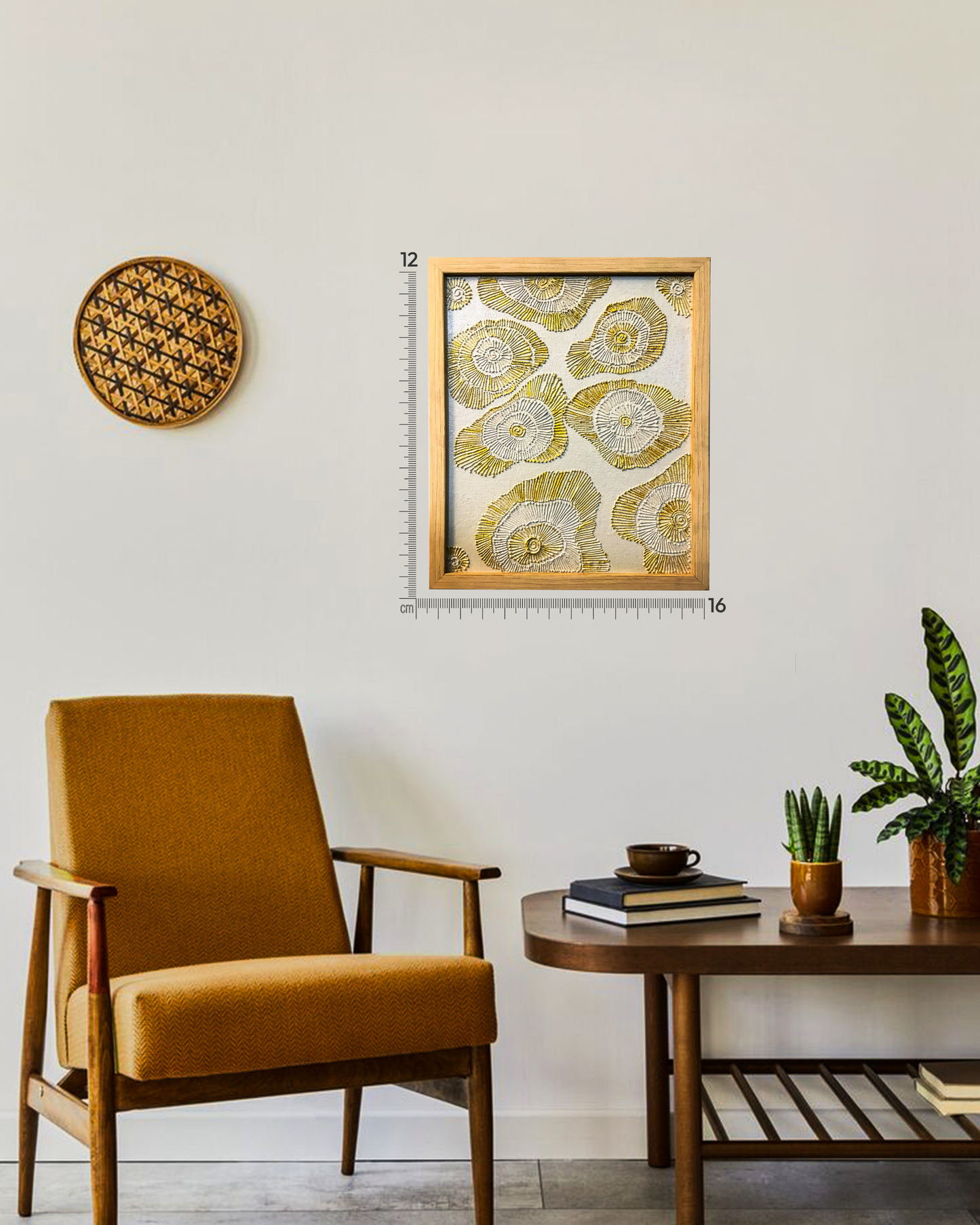Overa Framed Textured Wall Art