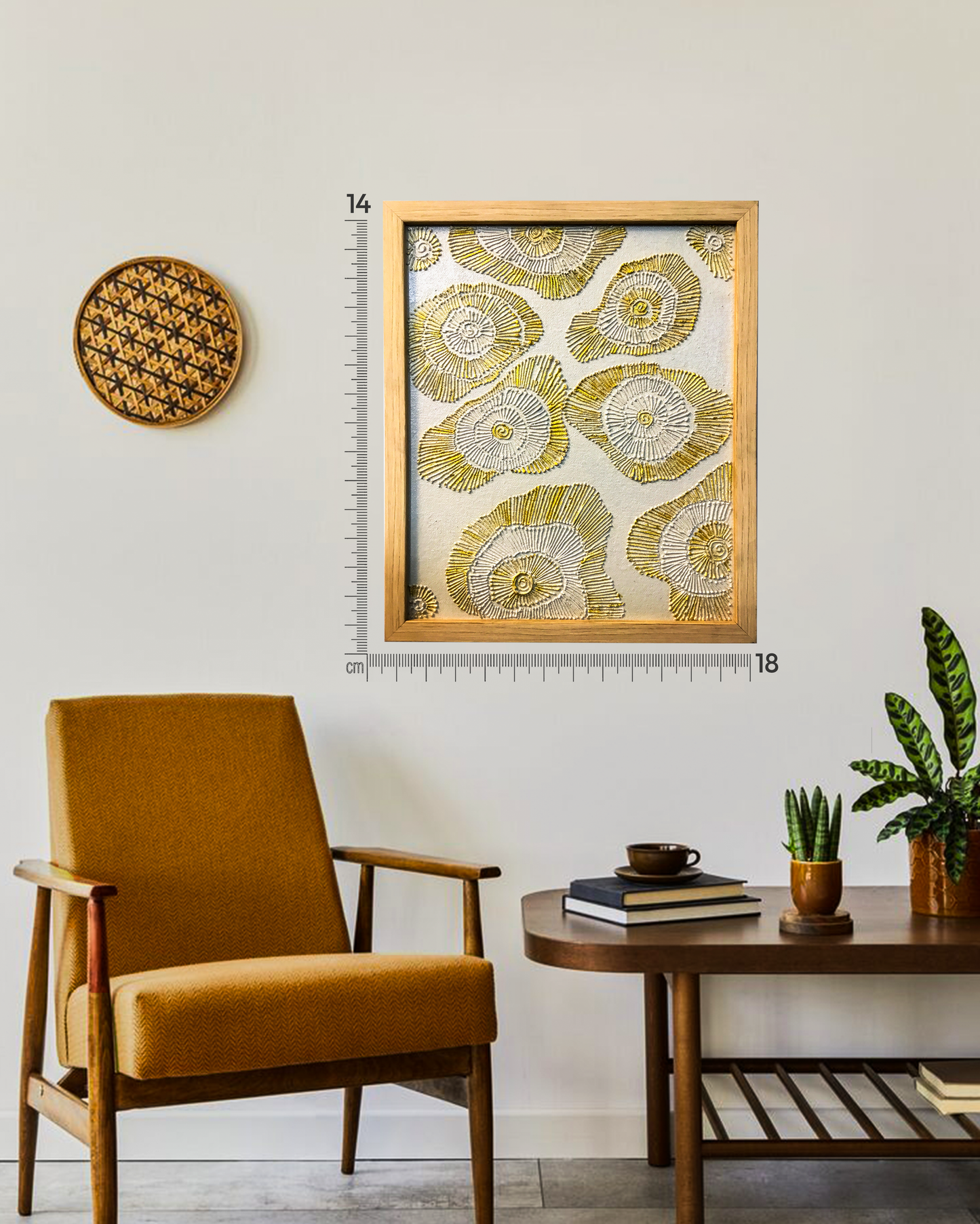 Overa Framed Textured Wall Art