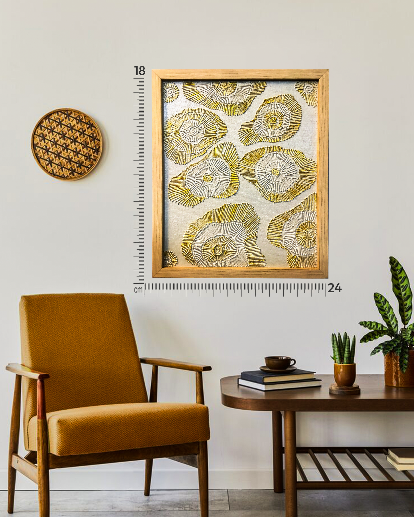 Overa Framed Textured Wall Art