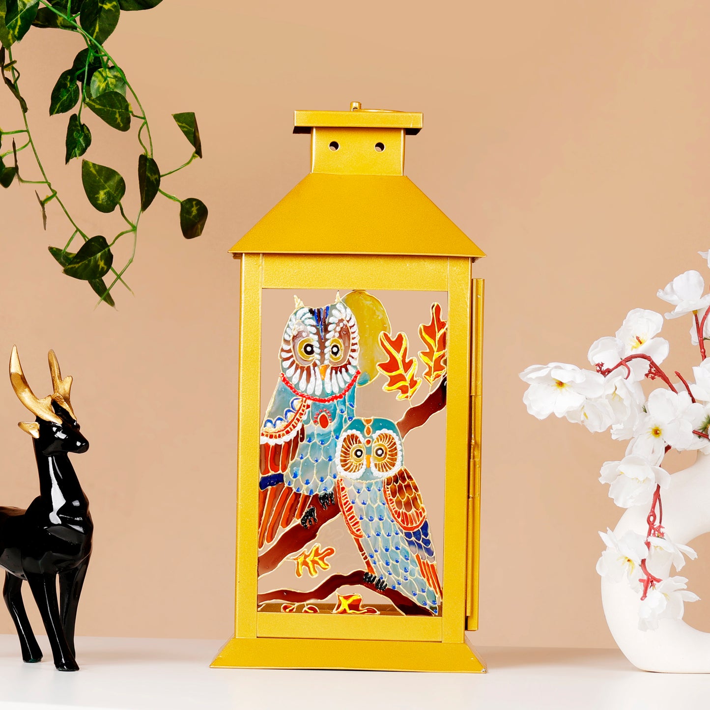 Close-up-of-handcrafted-Mystic-Hoot-Lantern-with-intricate-stained-glass-painting.jpg
