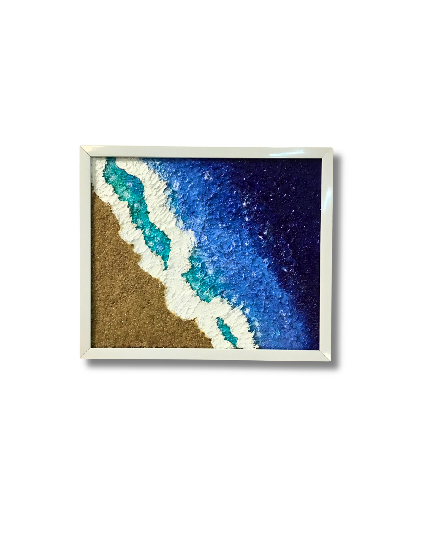 Coastal Bliss Texture Framed Wall Art