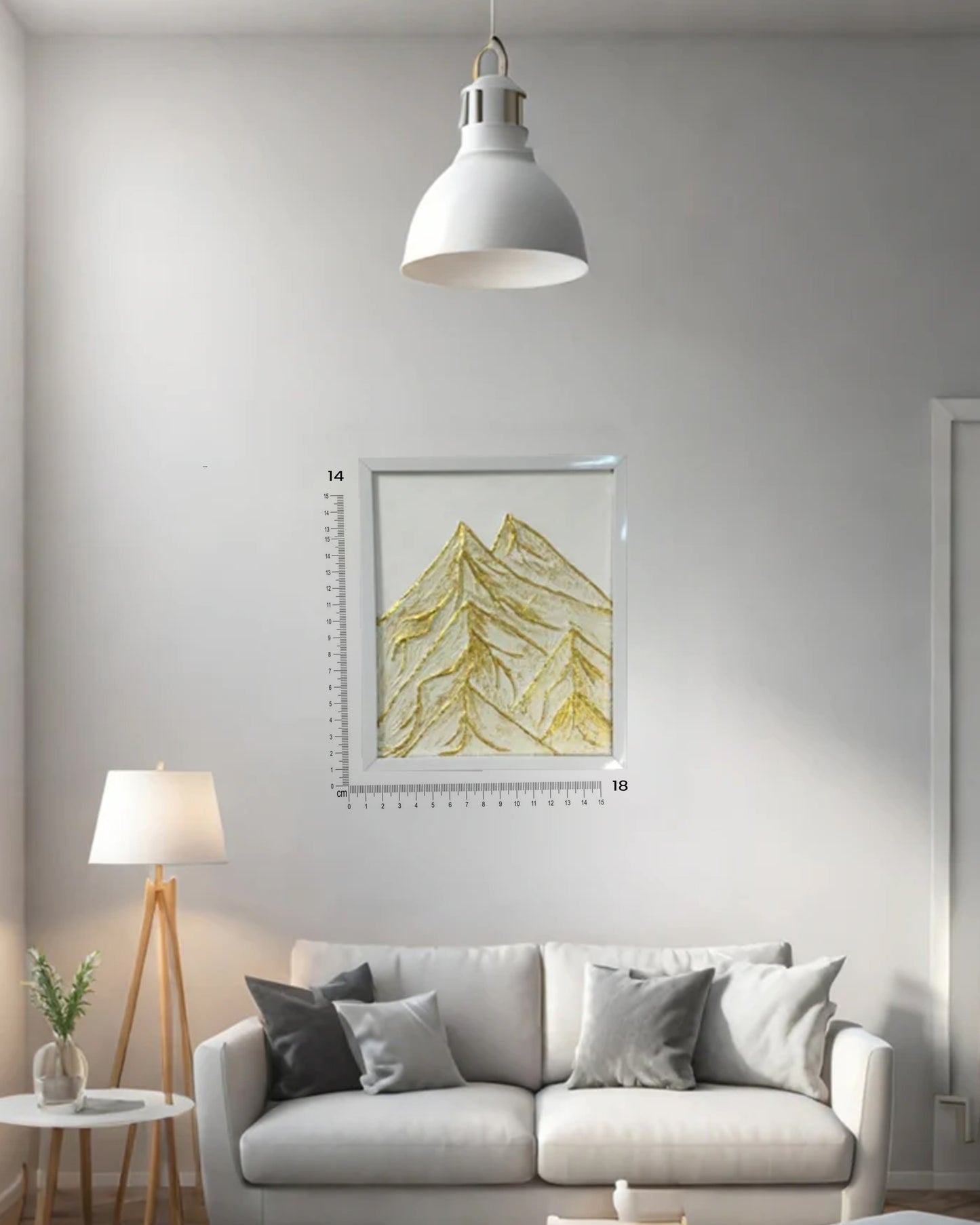 Auremont Framed Textured WallArt