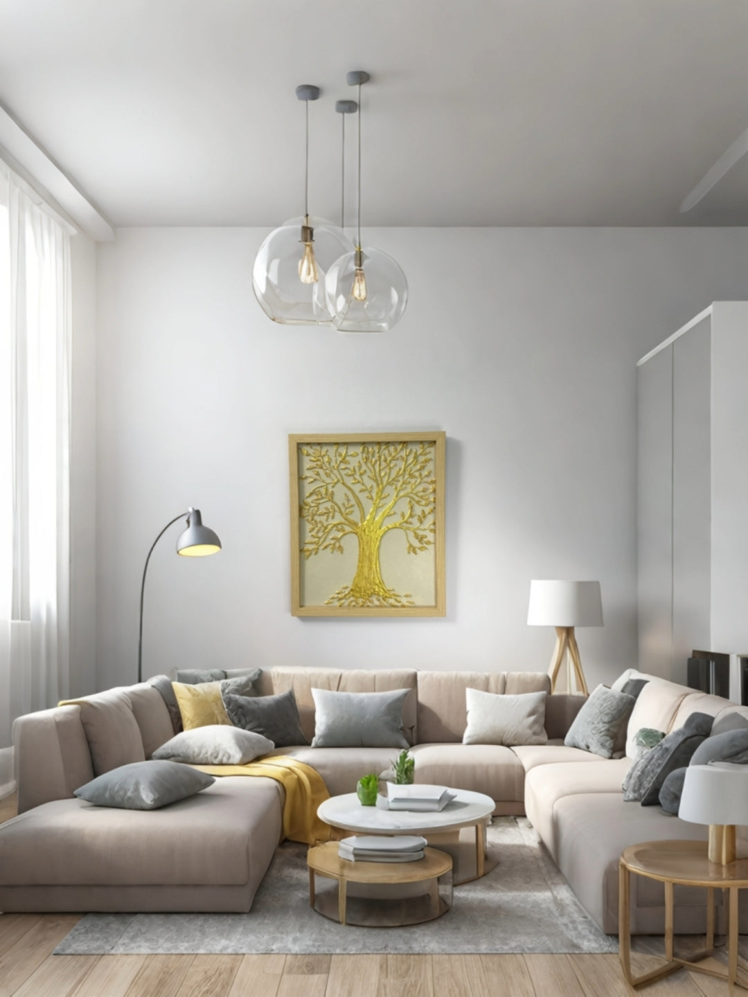 Roots and Rustle Framed Textured Wall Art