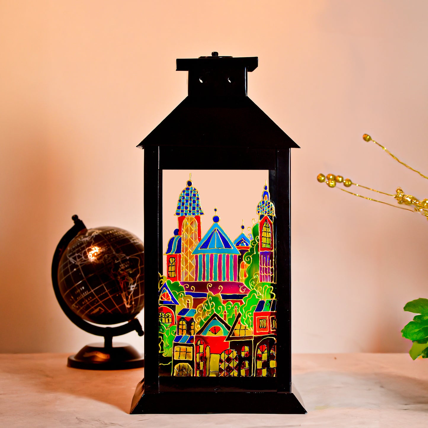 Majestic-Manor-Lantern-battery-operated-string-light-illuminating-stained-glass-panels.jpg