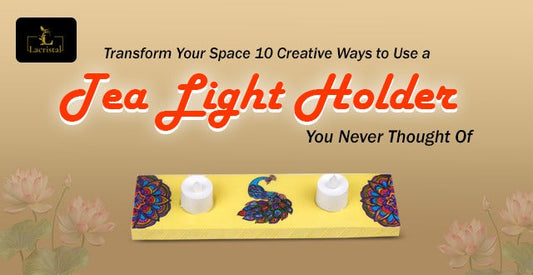 Stylish tea light holder designed to elevate your decor, offering unique ways to brighten any room.