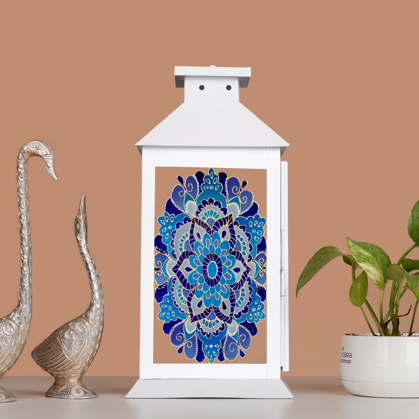 Azure Mandala Lantern