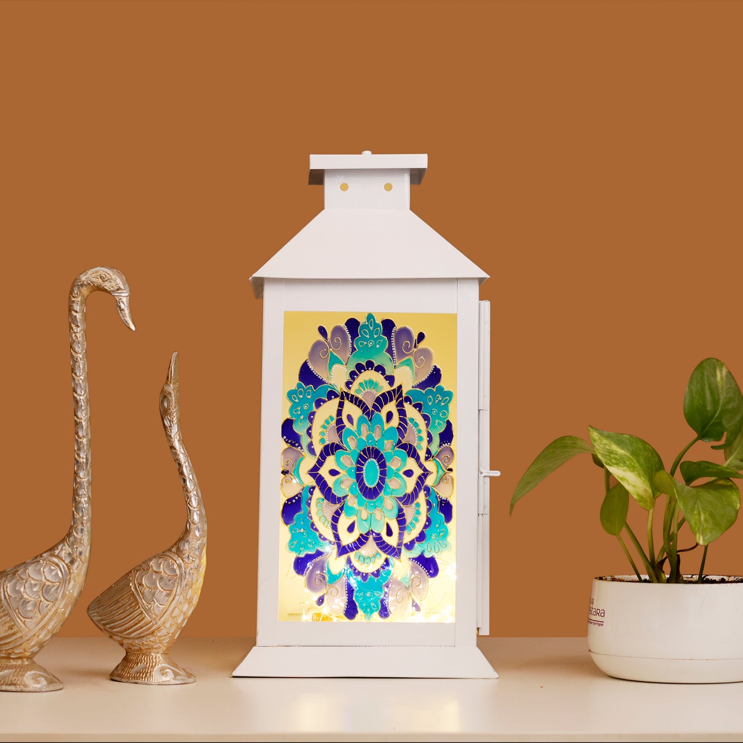 Azure Mandala Lantern