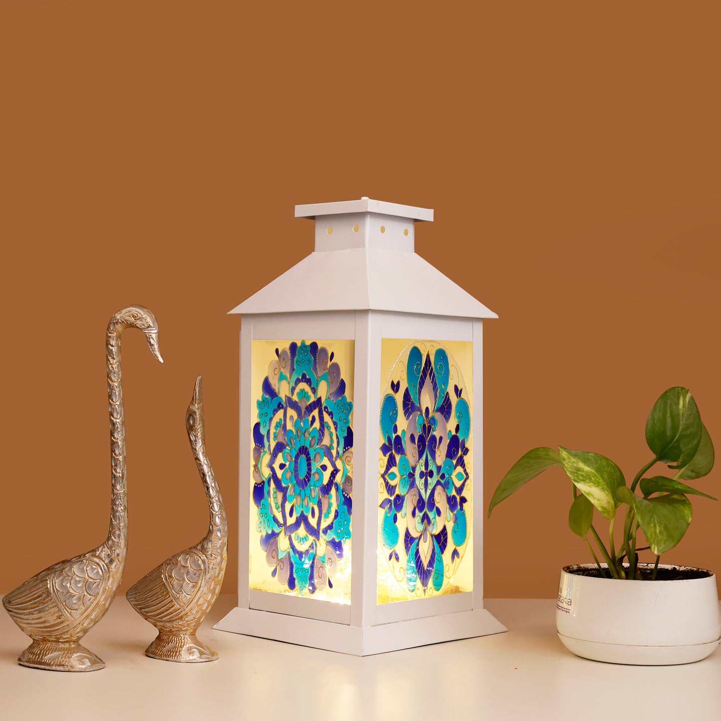 Azure Mandala Lantern