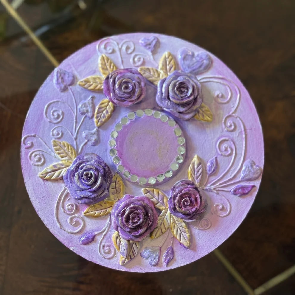 Purple Blossom Rakhi Hamper