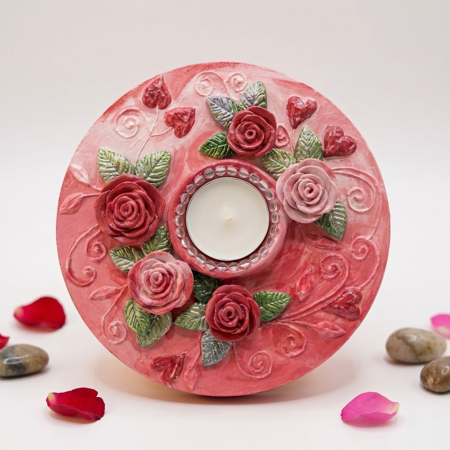 Roselle Bloom TeaLight Holder