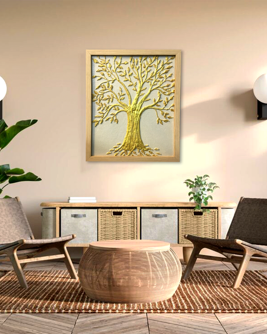 Roots and Rustle Framed Textured Wall Art